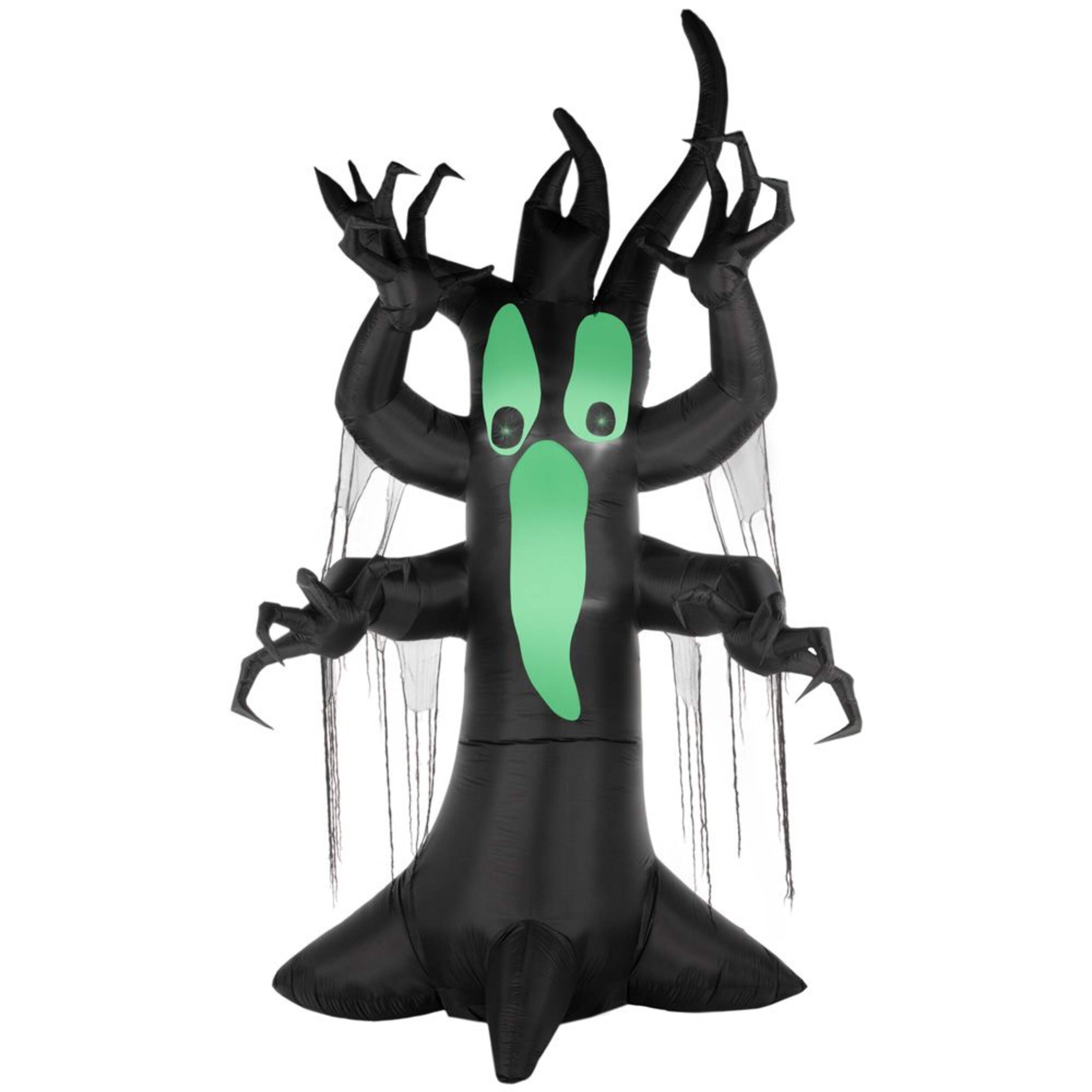 Gemmy Air Blown Spooky Face Tree with Stakes, 12-ft Front_Flat