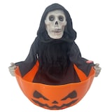 For Living Light Up Animated Candy Bowl Reaper, 10-in Front_Elevated