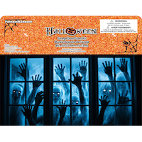 Fantastik Reusable Halloween Garage Door Cover, Large Front_Flat