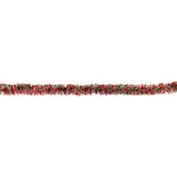 Christmas Giant Tinsel Garland, Red/Green, 9-ft CloseUp