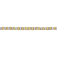 Christmas Pom Pom Silver & Gold Garland, 9-ft CloseUp