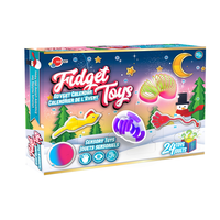 Calendrier de l'Avent de Noël, jouets sensoriels