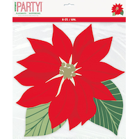 Napperons de Noël, houx en fleur, paq. 8 Front_Flat