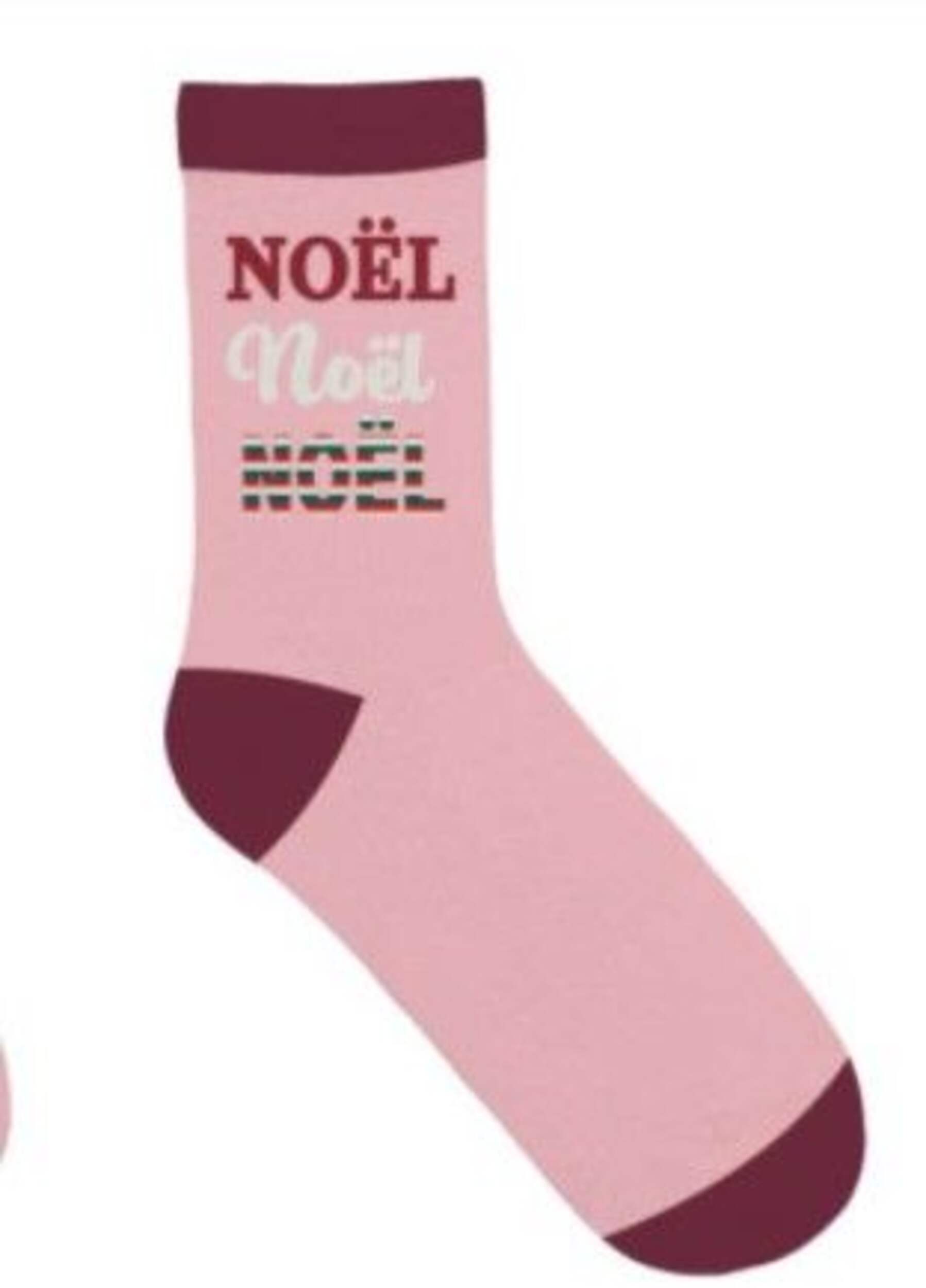 Adult Women NOEL Crew Wearable Socks, Multi-Colour, One Size, for Christmas Side_Right