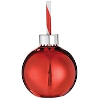 Tasse décorative de Noël avec paille, rouge