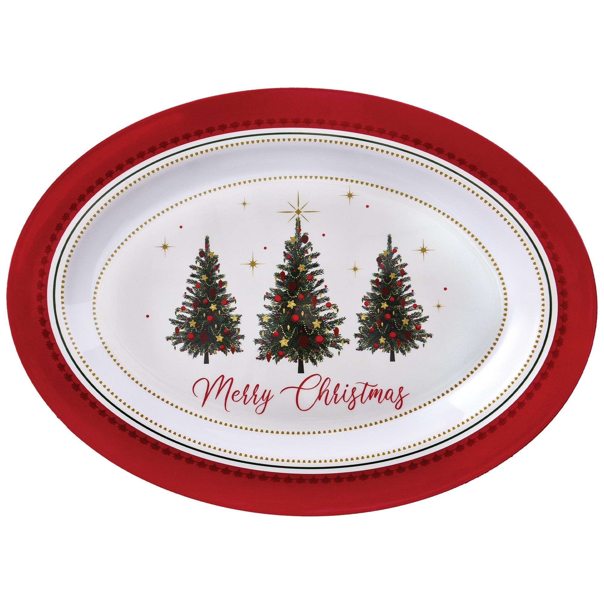 Christmas Traditional Serving Platter Party City