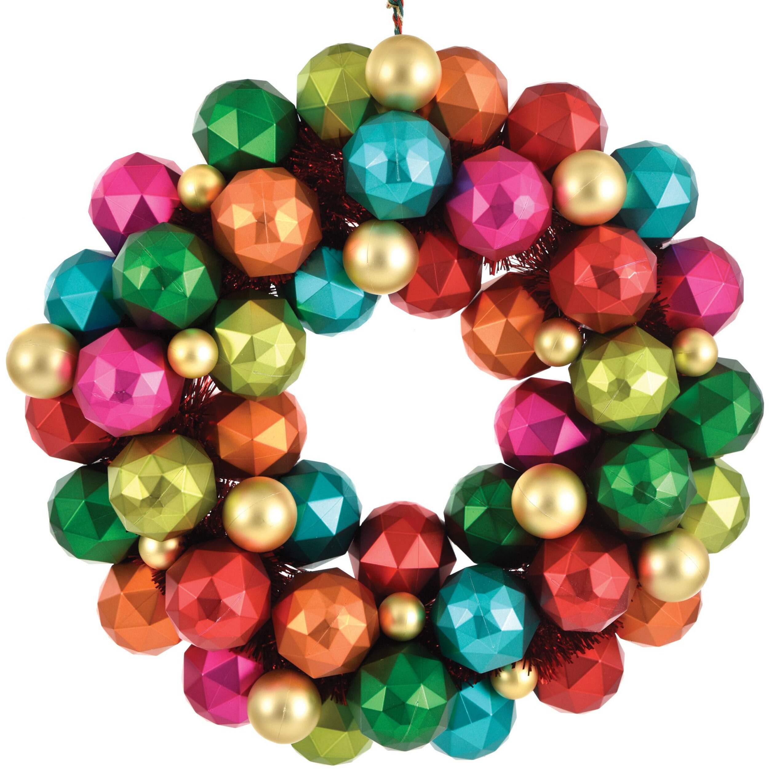 Christmas Merry Everything Wreath, 18-in Front_Flat