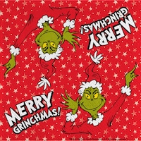 Dr. Seuss Christmas Merry Grinchmas Lunch Napkins, 18-pk Overhead_Flat