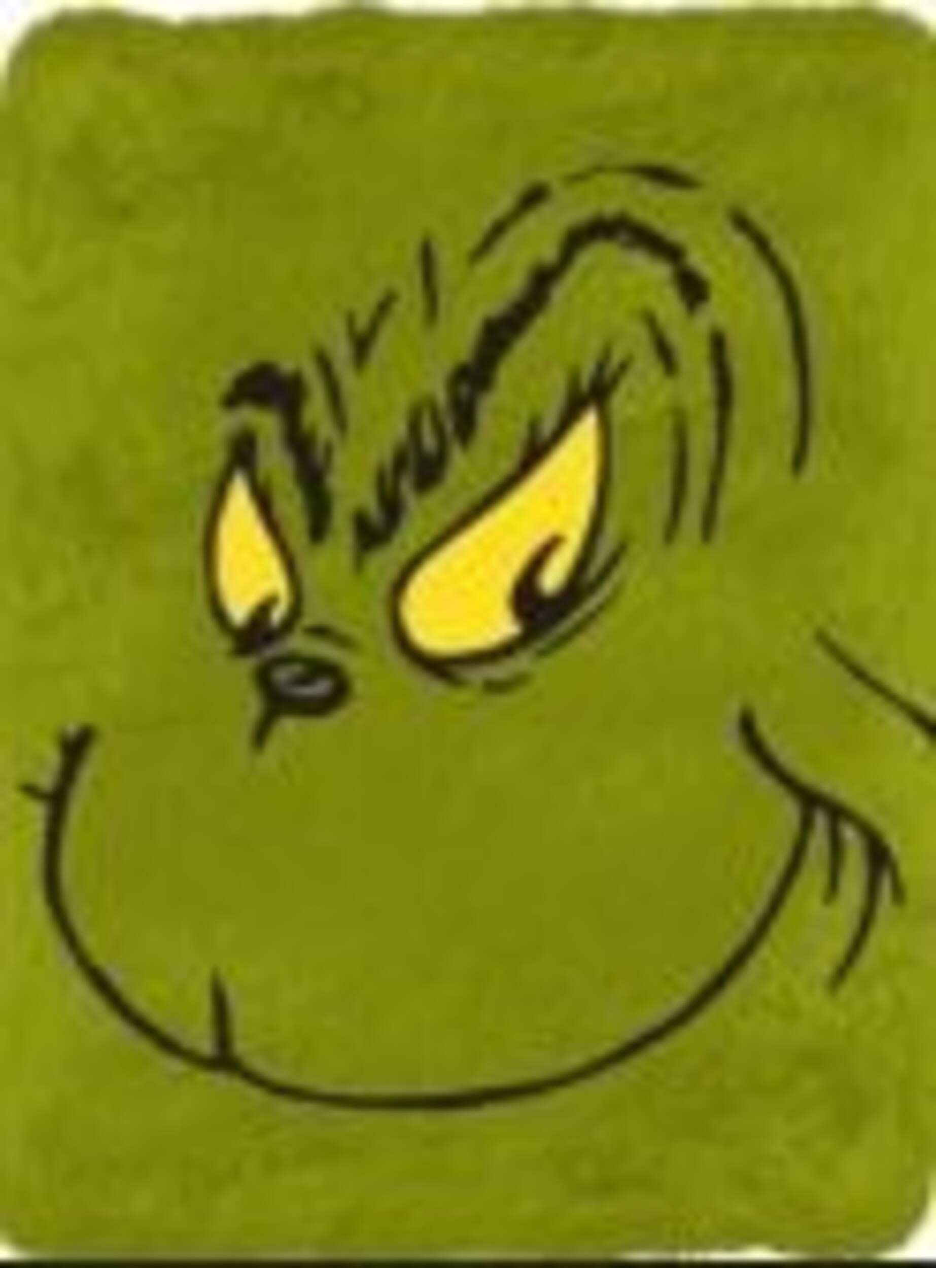 Christmas Grinch Officially Licensed Plush Journal Front_Flat