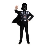 Star Wars Darth Vader Jumpsuit Official Halloween Costume with Mask, Multi-Colour, Child, Assorted Sizes