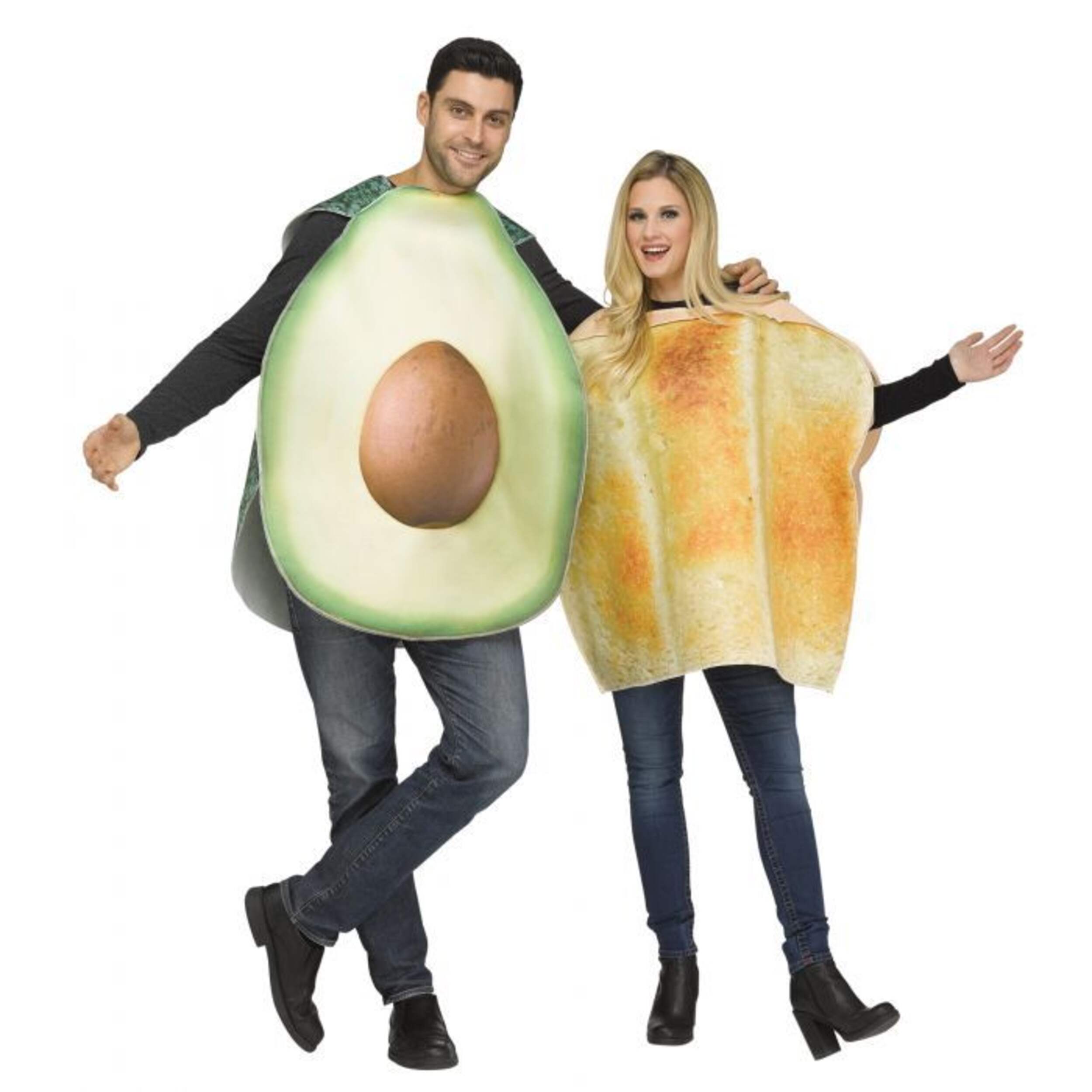Avocado Toast Couple Halloween Costume Multi ColourOne Size