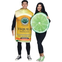Tequila & Lime Couple Halloween Costume, Multi-Colour, Adult, One Size