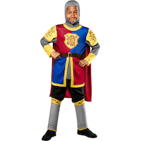 Medieval Lion Tunic Halloween Costume, Multi-Colour, Child, Unisex, Assorted Sizes