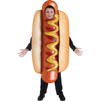 Hot Dog Tunic Halloween Costume, Multi-Colour, Child, Standard Front_Flat