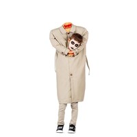 Head in Hands Halloween Costume, Brown, Child, Large Front_Flat