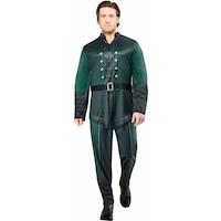Dark Robinhood Jumpsuit Halloween Costume, Multi-Colour, Adult, Assorted Sizes Front_Flat