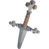 Tête de lion, argenté/doré, 36 po, accessoire de costume à porter pour l'Halloween Bottom_Plunge