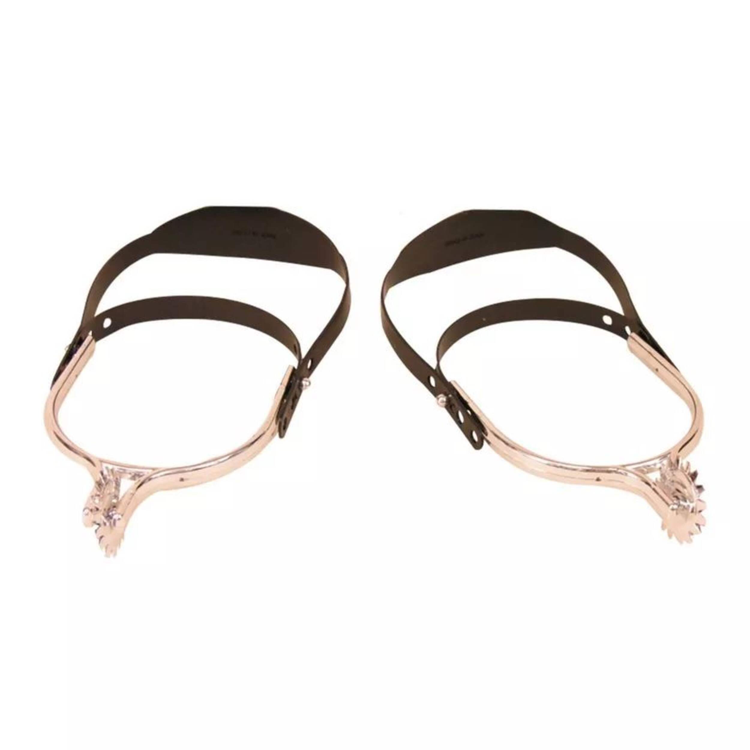 Bottes de cowboy western avec éperons pour adulte, argenté, taille unique, paq. 2, accessoires de costume à porter pour l'Halloween Overhead_Plunge