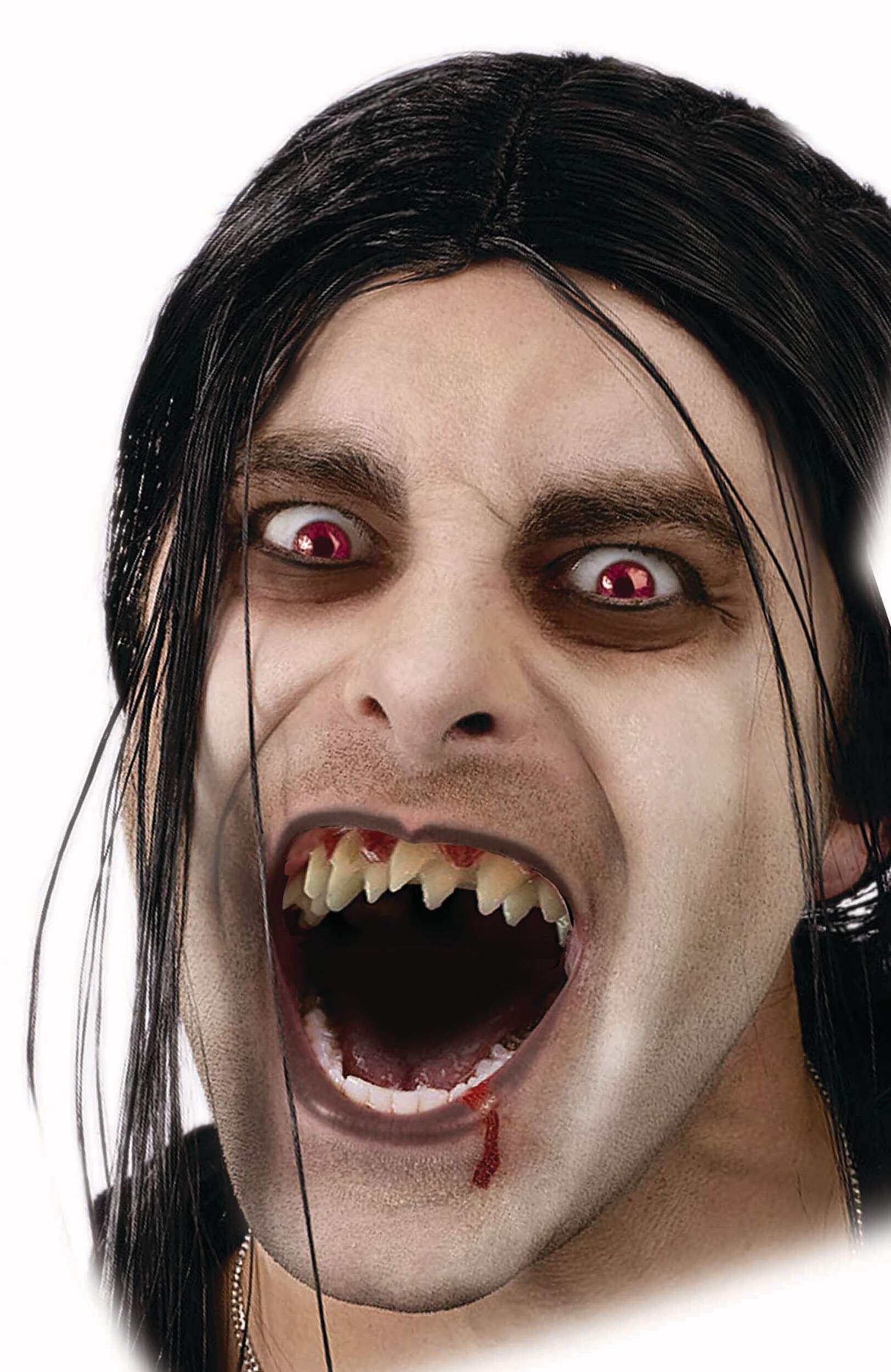 FX Fang Double Row Top Dentures Front_Flat