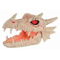 Bol à bonbons d'Halloween Inspire, crâne de dragon illuminé Front_Three_Fourths_Angled_Left