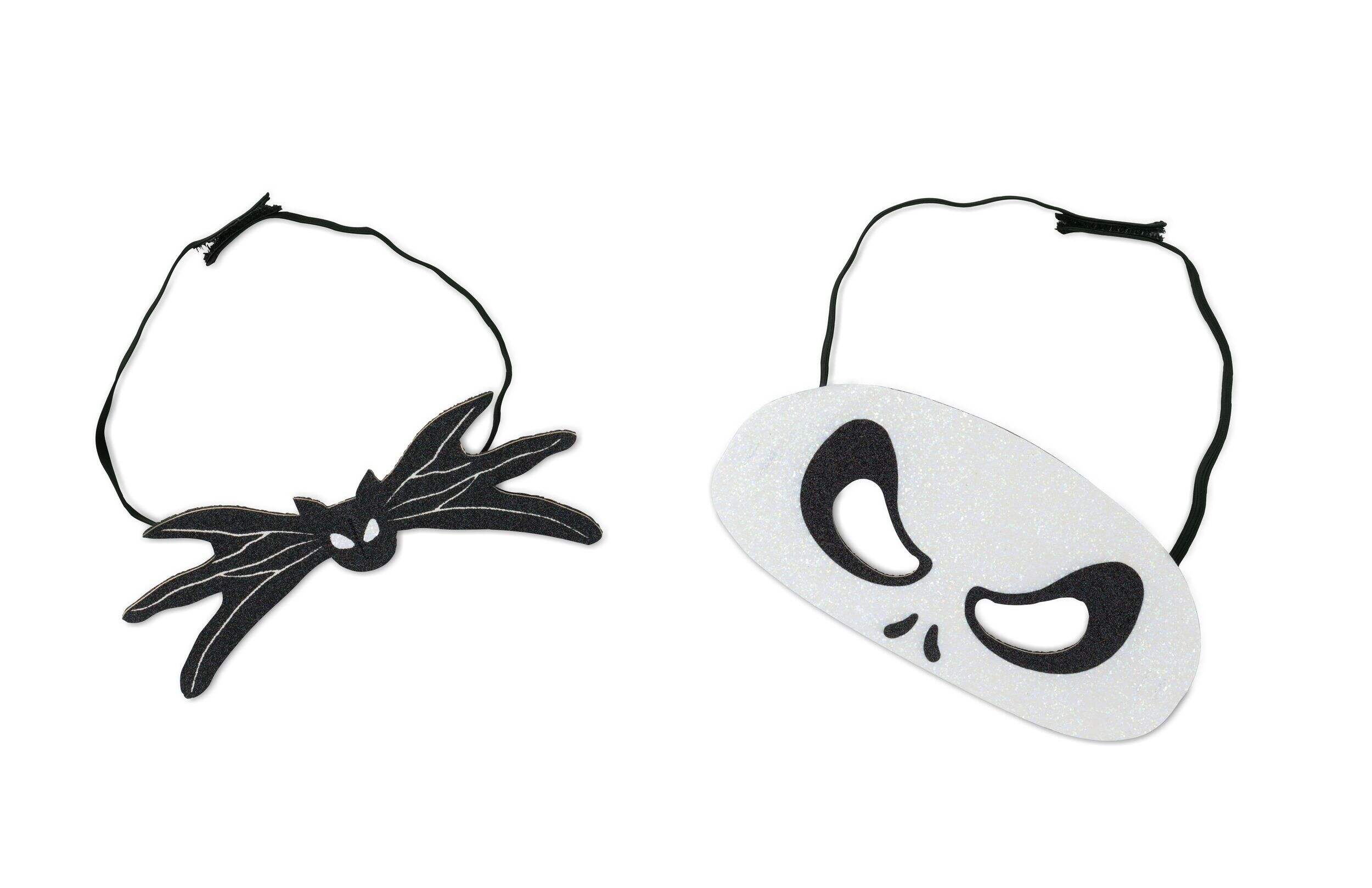 Jack Skellington Bow and Mask Costume Accessory Kit Composite_or_Mixed