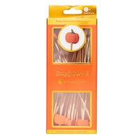 Wood Pumpkin Cocktail Picks, for Fall/Thanksgiving/Halloween, 30-pk