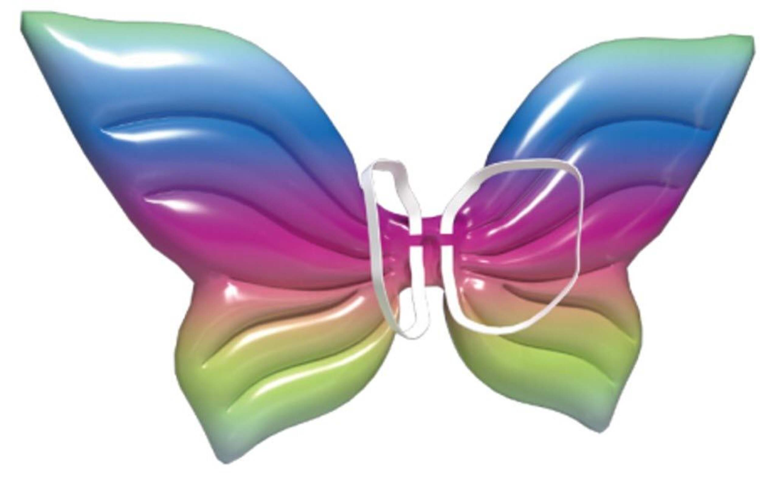 PartyAire Inflatable Butterfly Wings Wearable Costume Accessory Front_Angled_Right