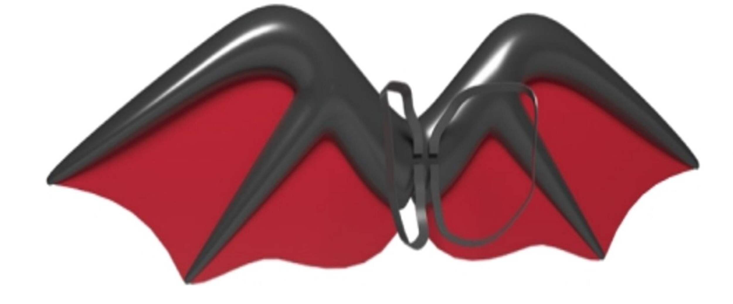 PartyAire Inflatable Bat Wings Wearable Costume Accessory Front_Angled_Right