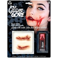 Bloody Mouth Scars Wearable Costume Accessory for Halloween Front_Flat