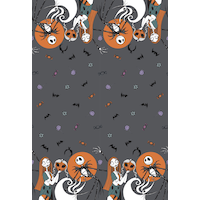 Nappe d'Halloween en plastique hydrofuge L'Étrange Noël de monsieur Jack