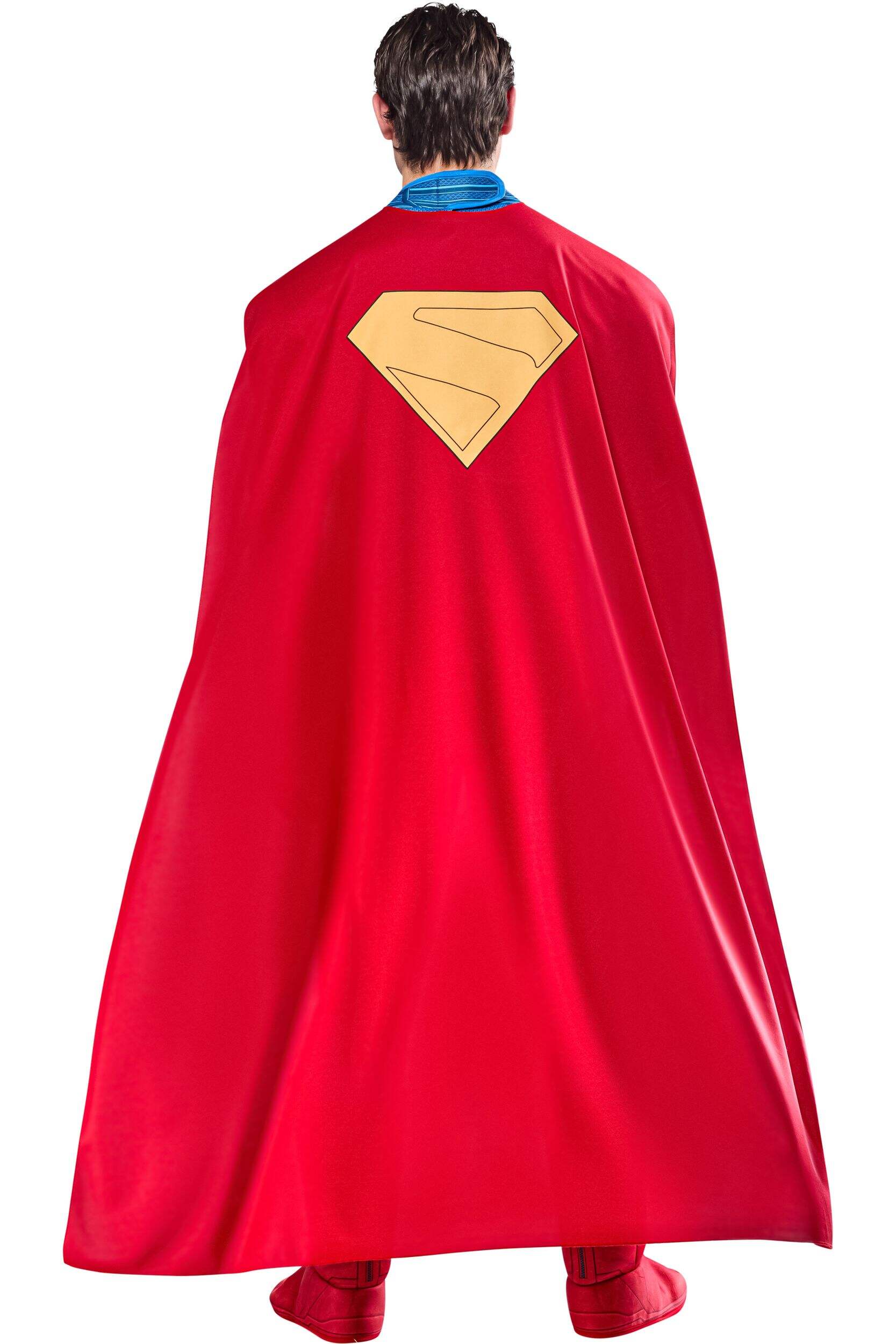 Adult Superman Cape Halloween Costume Accessory, One Size Back_Flat