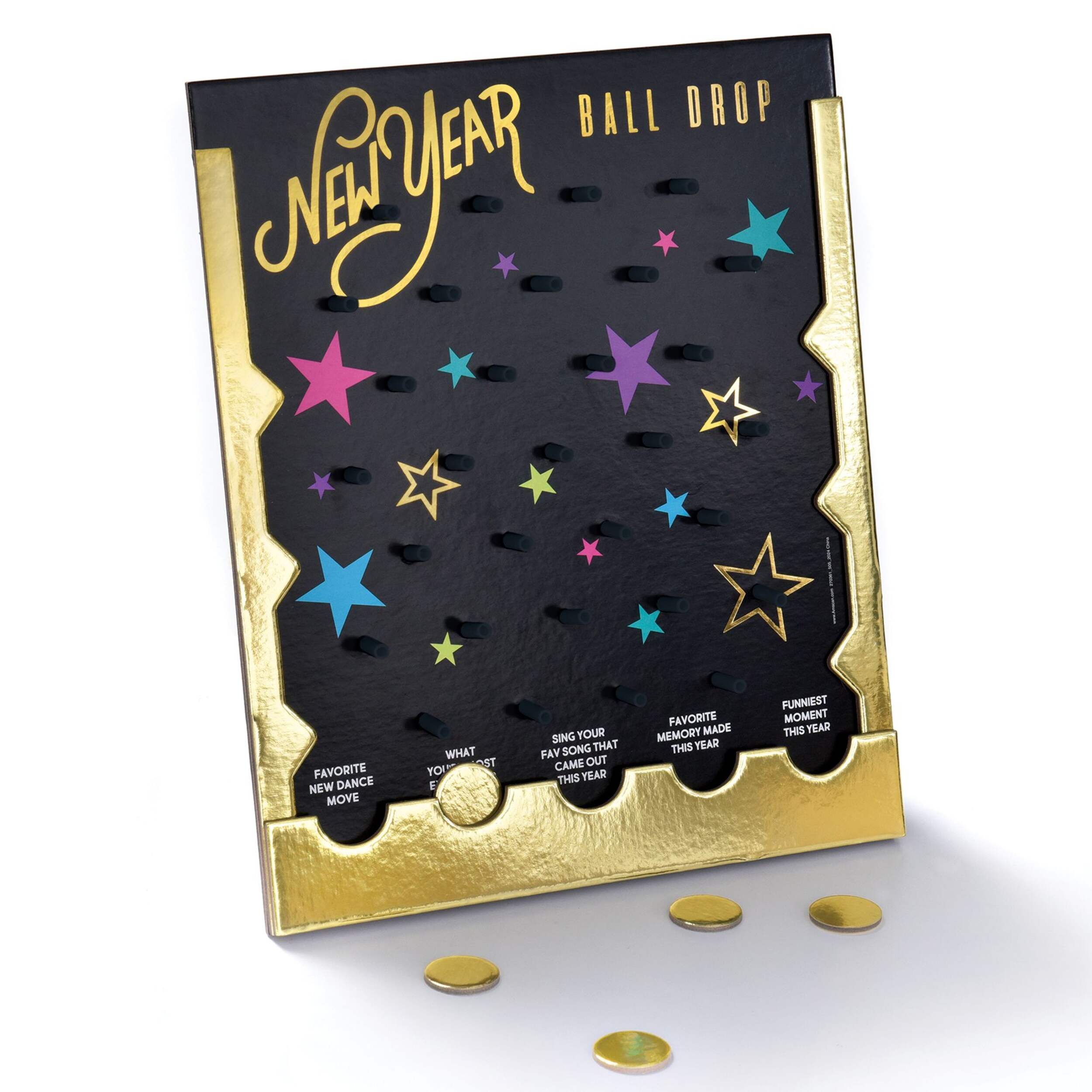 Starlight Ball Drop Game, NYE Party Game for Kids & Adults Front_Angled_Right