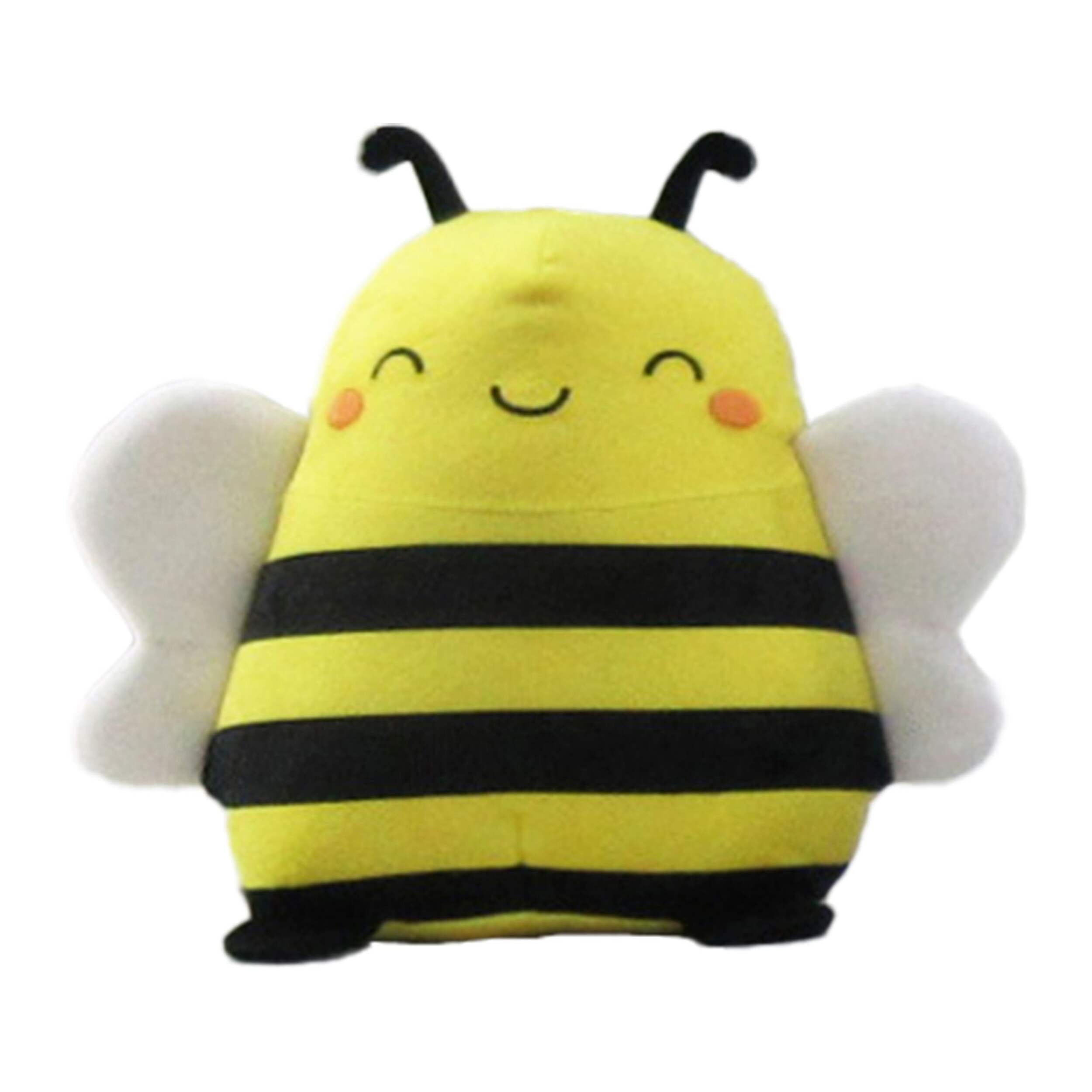 Abeille printanière en peluche, jaune, 8,5 po, pour Pâques Front_Flat