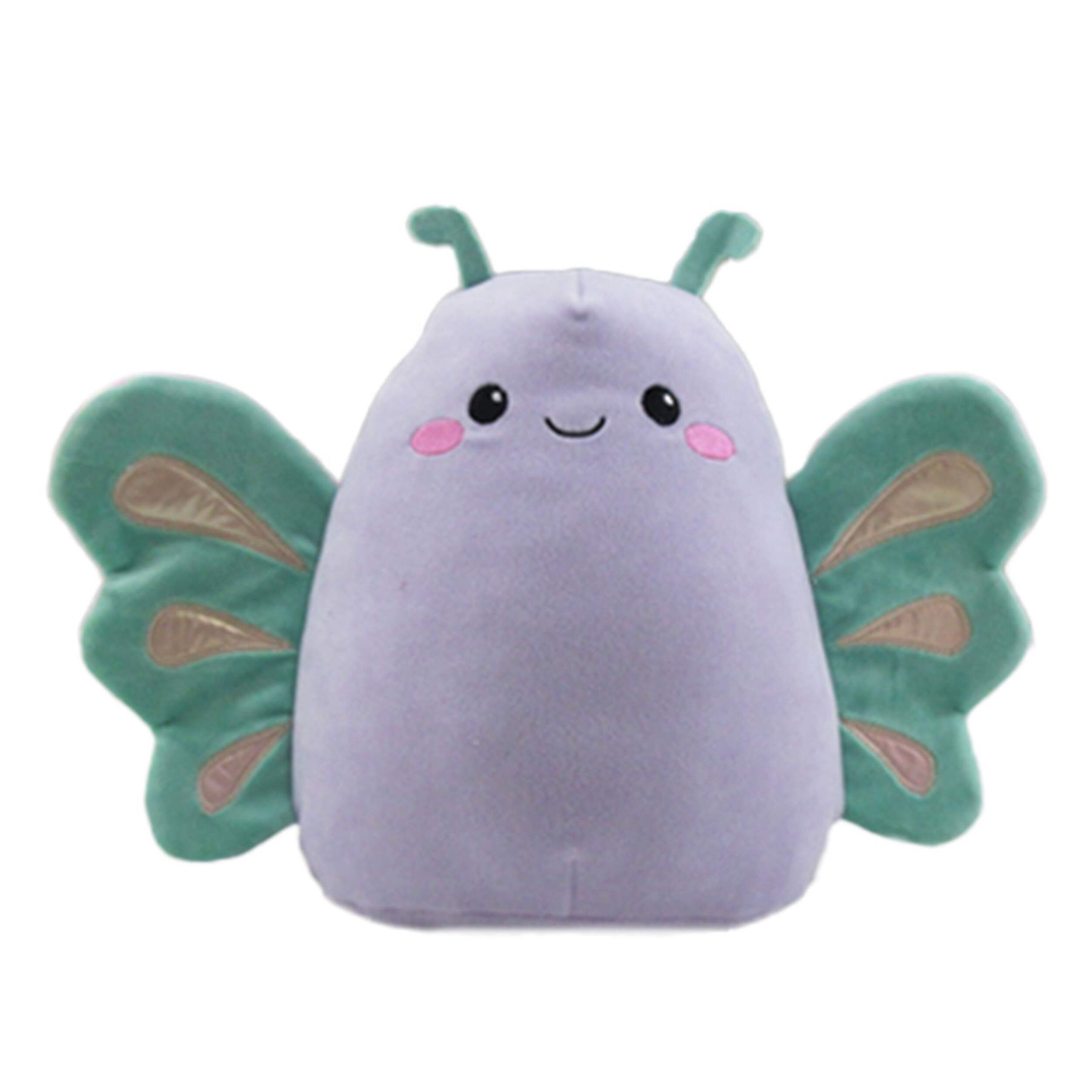 Papillon printanier en peluche, mauve, 8,5 po, pour Pâques Front_Flat