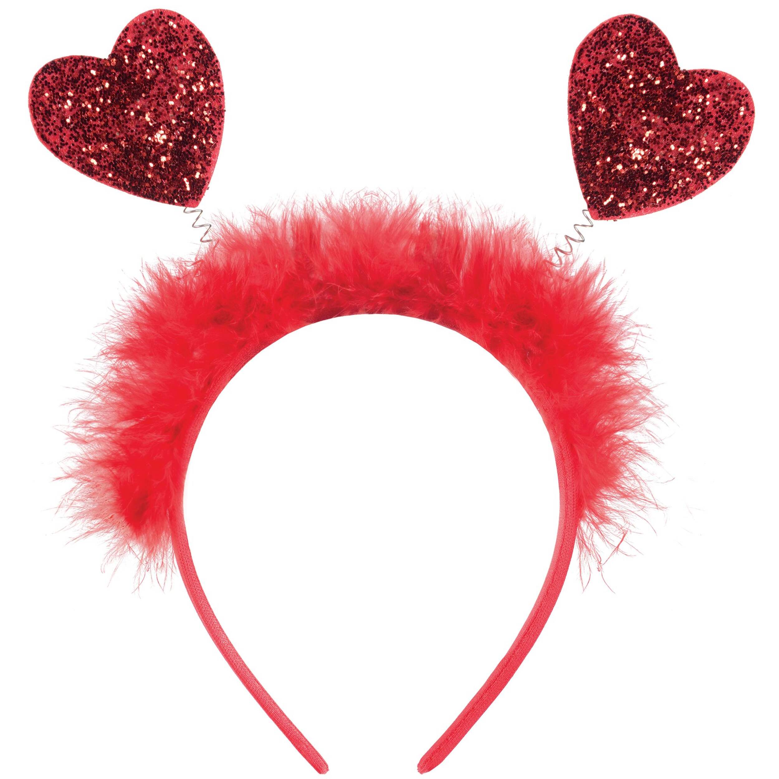 Valentine's Day Red Heart Head Bopper for Valentine's/Anniversary Gift or Décor Front_Flat