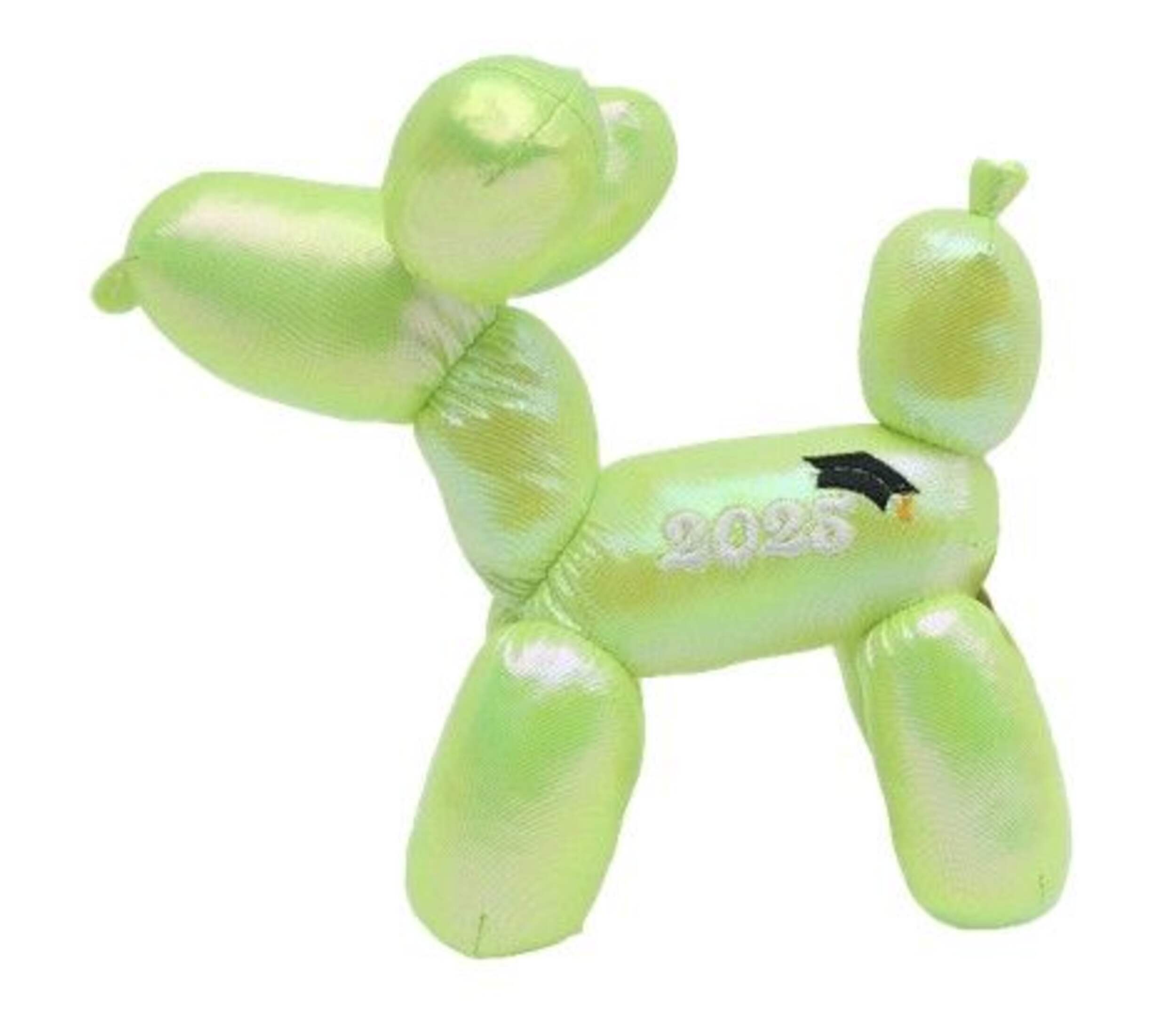 Ballon en forme de chien, remise de diplôme 2025, 8 po Front_Flat