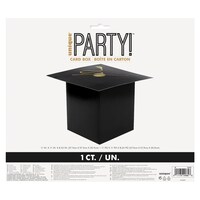 Grad Cap and Tassel Graduation Card Box for Graduation Party, Cardboard