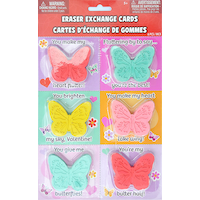 Craies et cartes de la Saint-Valentin, papillon Front_Flat