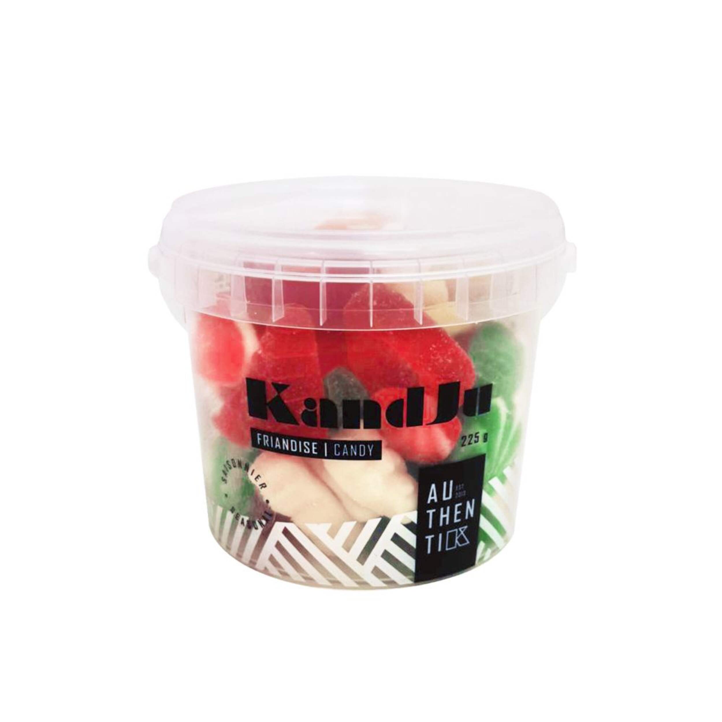 Seau de bonbons Mélange des Fêtes, 225 g Front_Flat