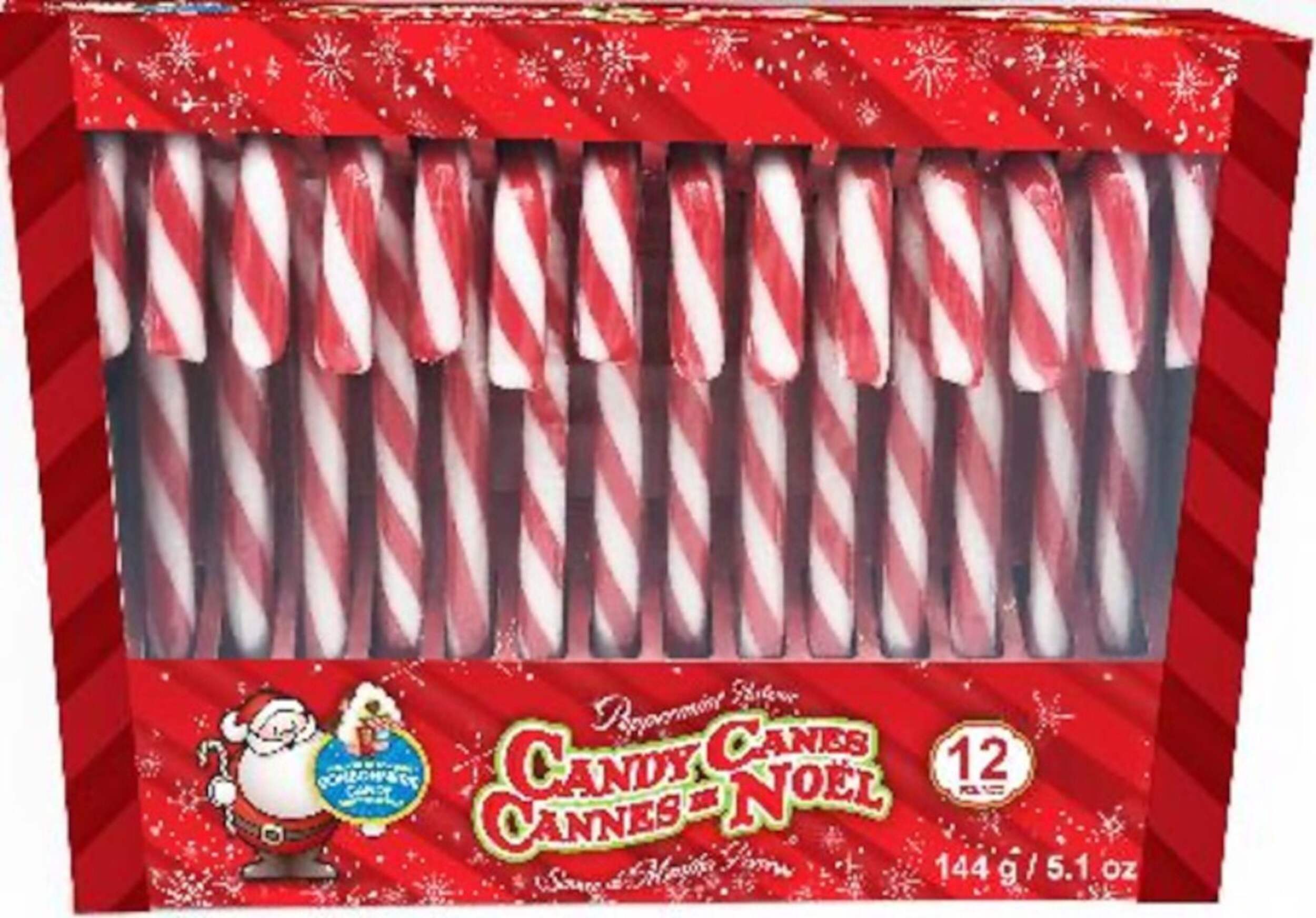 Sweet Workshop 144-g Peppermint Candy Canes, 12-pk Composite_or_Mixed