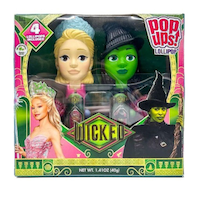 Wicked Licensed Pop Ups! Holiday Lollipop Gift Set, 2-pk
