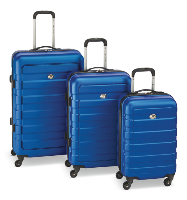 Outbound 3-Piece Hardside Spinner Wheel Travel Luggage Suitcase Set ...