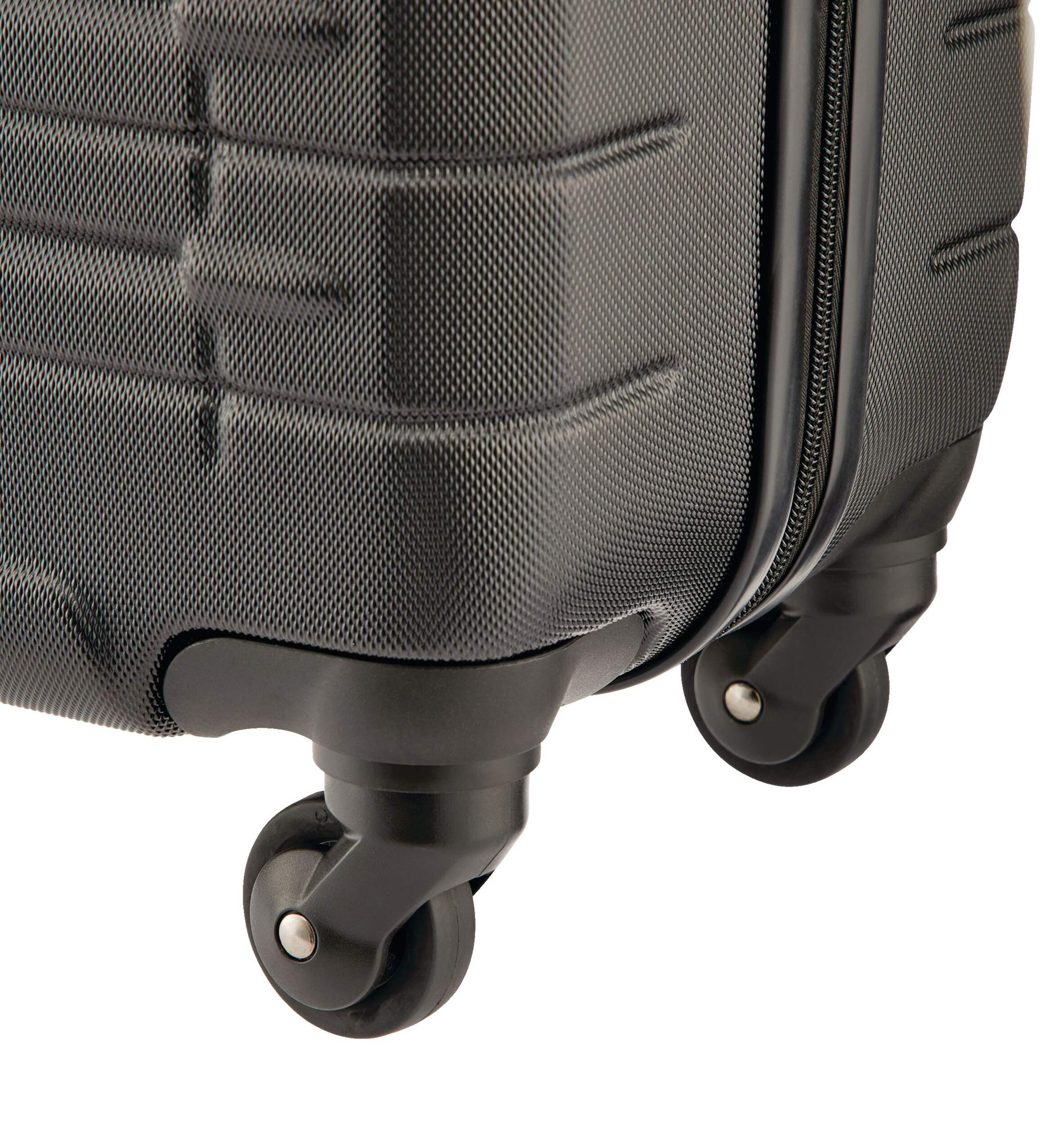 Outbound Hardside Spinner Wheel Carry-On Travel Luggage Suitcase, Black ...