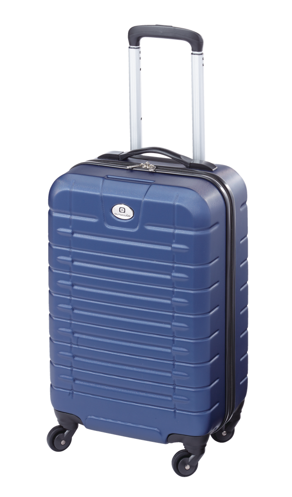 blue carry on suitcase