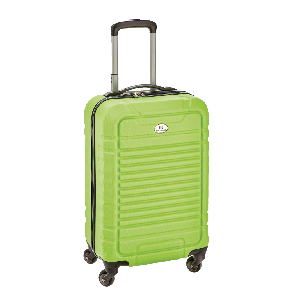 Outbound Hardside Spinner Wheel CarryOn Travel Luggage Suitcase, Lime