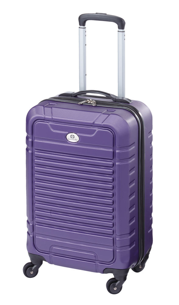 Outbound Hardside Spinner Wheel CarryOn Travel Luggage Suitcase, Lime/Purple, 20in Canadian Tire