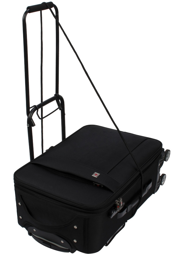 Maple Leaf Compact Folding Travel Luggage/Suitcase Cart Trolley w/ Bungee Cord Canadian Tire