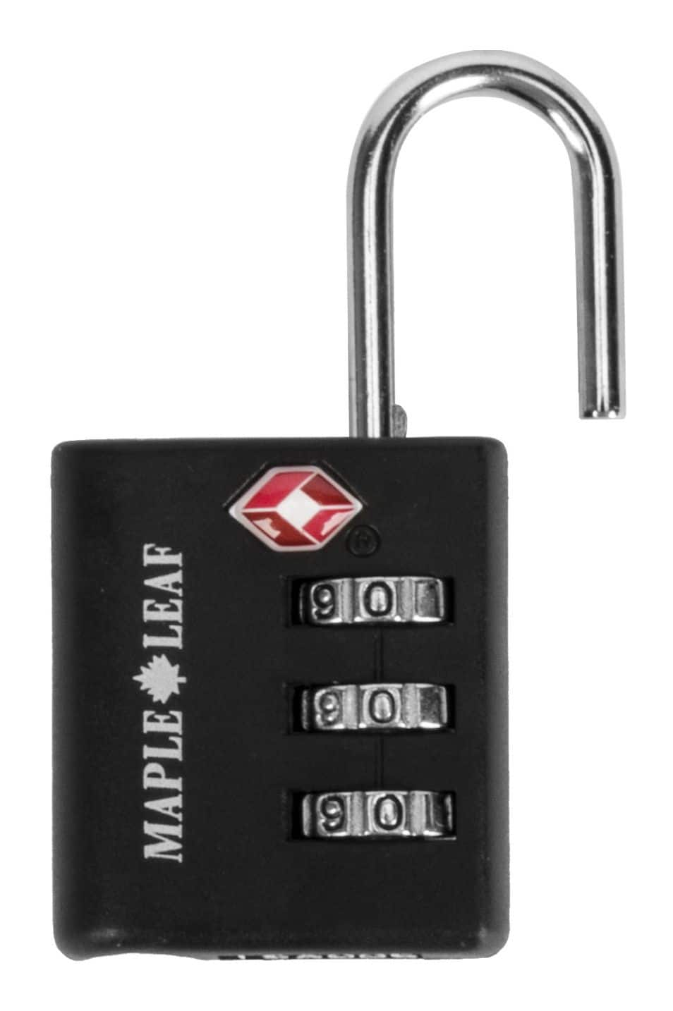 Maple Leaf Travel Sentry TSA-Approved 3-Dial Combination Luggage