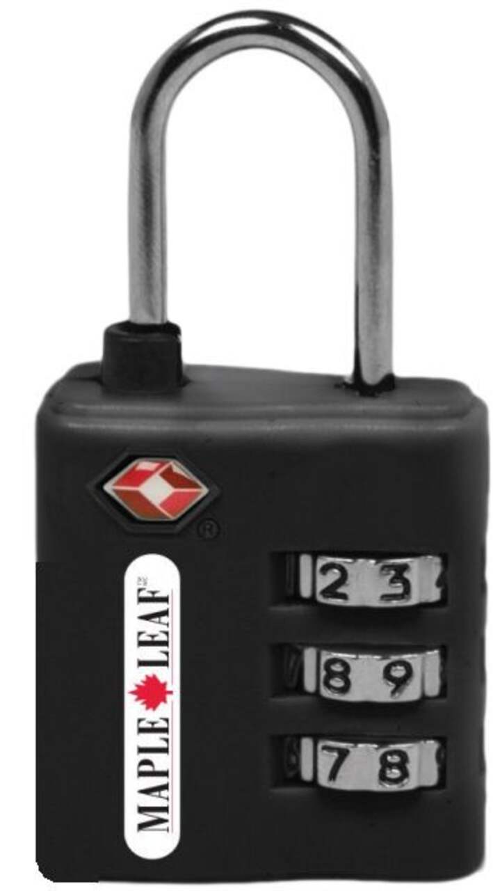 Maple Leaf Travel Sentry TSA-Approved 3-Dial Combination Luggage/Suitcase  Lock