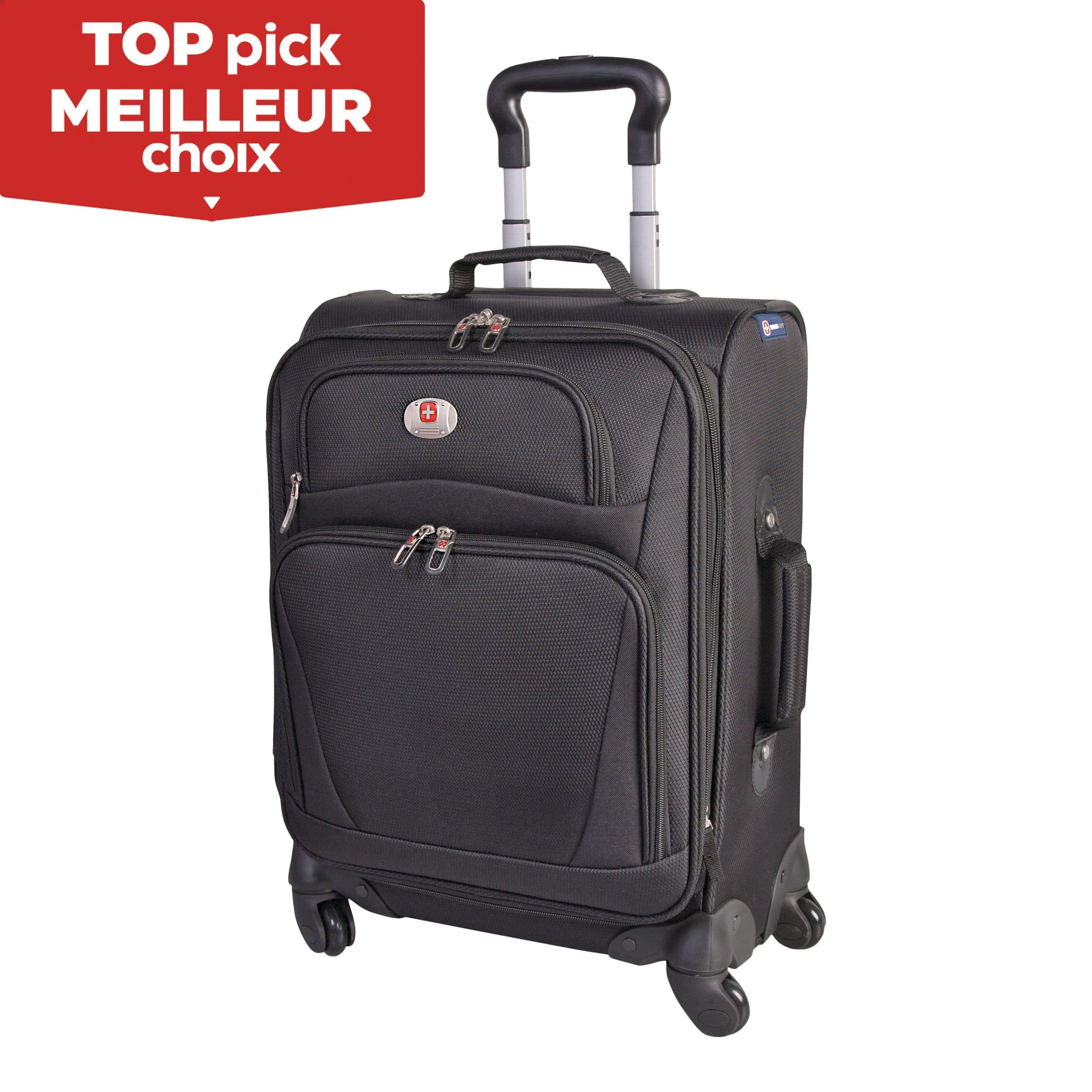 Canadian Collection Softside Spinner Wheel Carry-On Travel Luggage Suitcase, 19-in Swiss Alps